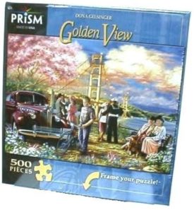 Prism Jigsaw Puzzle, Golden View By Dona Gelsinger, 500 Pieces, 19" x 13"/ 48cm x 33cm