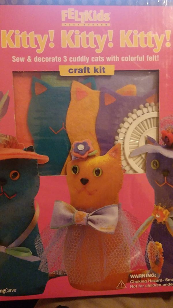 Felt Kids Kitty! Kitty! Kitty! Craft Kit