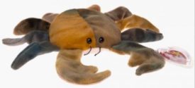 Ty Beanie Babies Claude the Crab Tie Dye