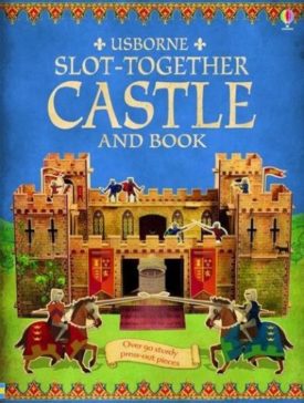 Usborne Slot-Together Medieval Castle and Book Set with Siege Weapons and Figures