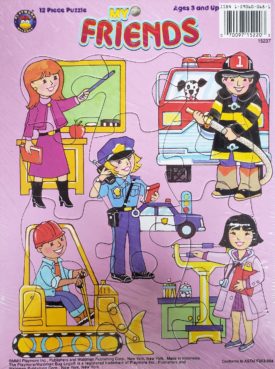 Playmore My Friends Our Heroes 12 Piece Frame Tray Puzzle