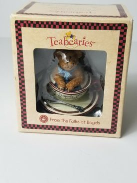 Boyds Teabearies Figurine - F.F. - "Best Friends Are Lifesavers"