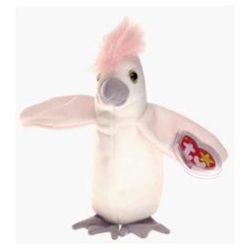 Ty Beanie Babies - Kuku the White Cockatiel