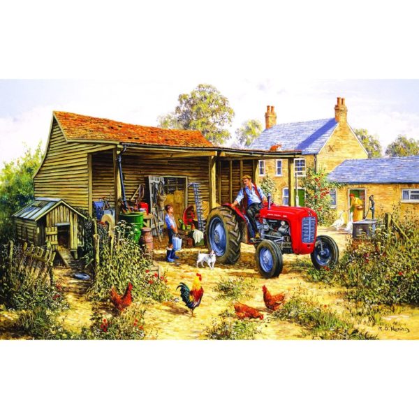Helping Dad 300 Piece Jigsaw Puzzle by SunsOut