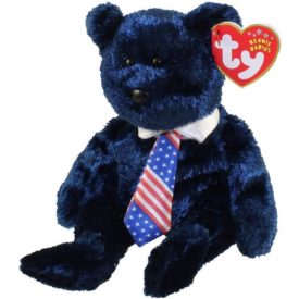 Ty Beanie Babies - Pops the Bear (USA Tie)