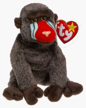 TY Beanie Baby - Cheeks the Baboon (1999) Retired