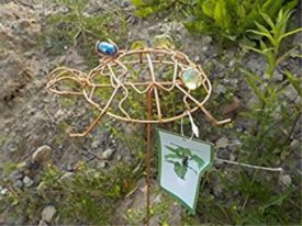 Outdoor Garden Copper Colored Turtle Spinner Yard Art No. 715