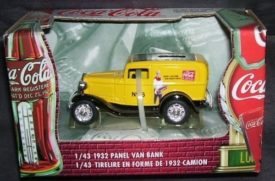 ERTL COCA COLA 1932 PANEL VAN DIECAST BANK 1:43 Scale [Toy]