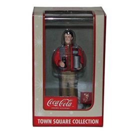 Coca Cola Town Square Collection WKOK Disc Jockey with Records & Coke Accessory