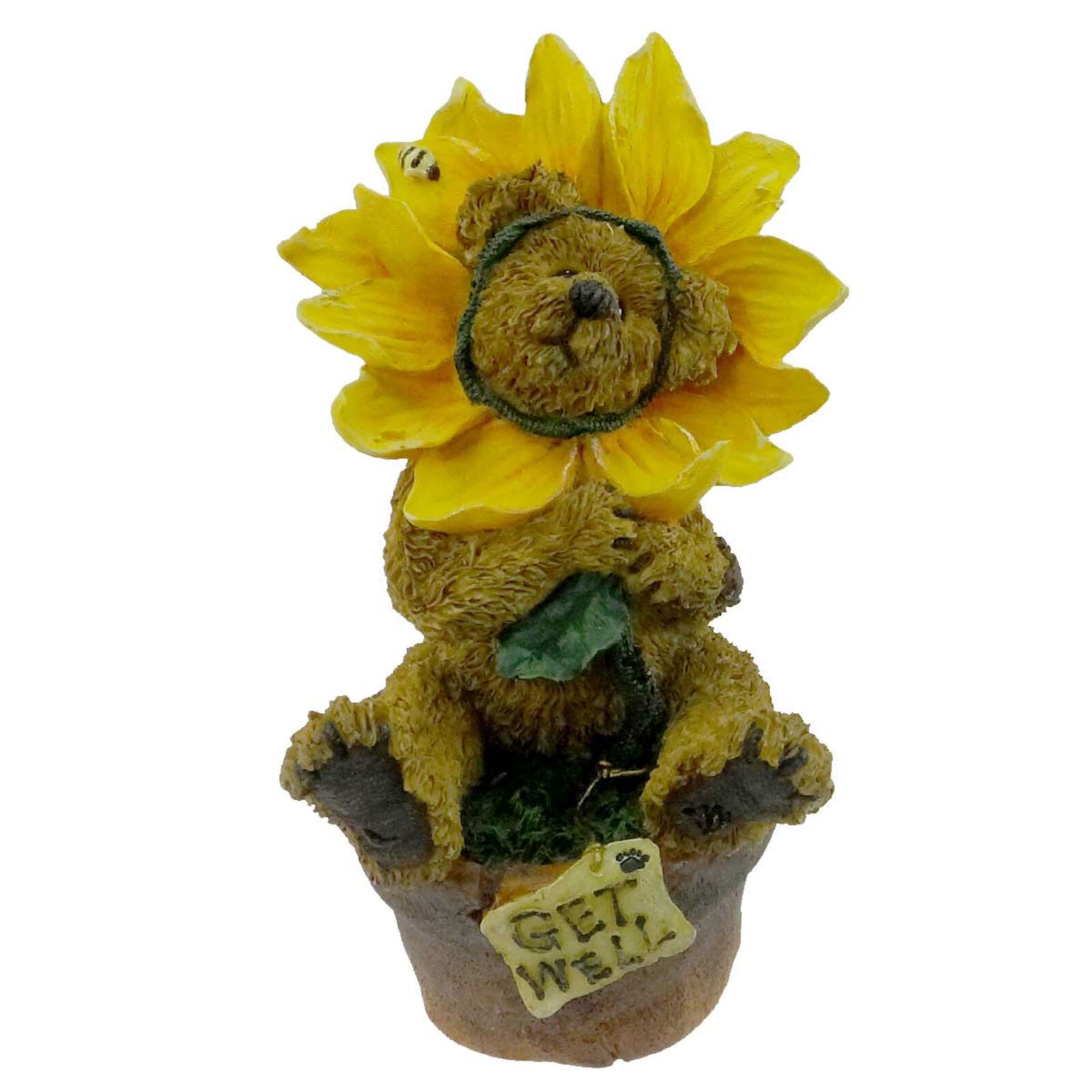 Boyds Bears Resin POSEY B GOODCHEER LOOKIN UP Get Well Bearstone Bee 227769