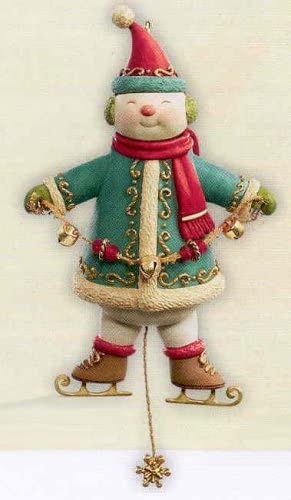 Hallmark Keepsake Ornament - Snowman Yuletide Treasures 2008 (QX7124)