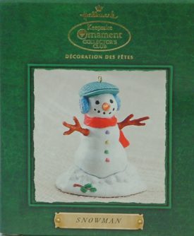 Hallmark Keepsake Ornament - Snowman 2002 (QXC4613)