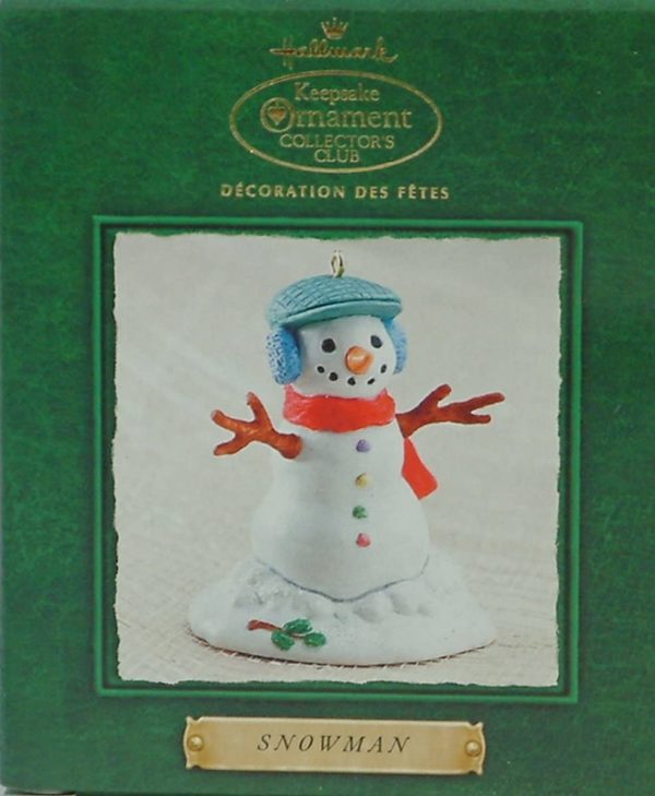 Hallmark Keepsake Ornament - Snowman 2002 (QXC4613)