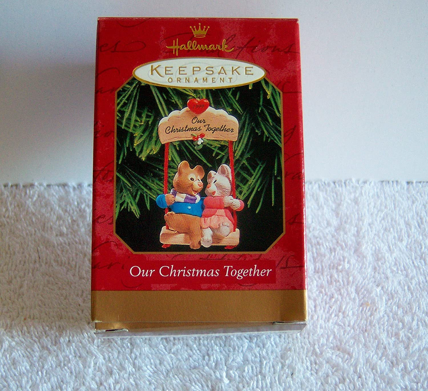 OUR CHRISTMAS TOGETHER QX6689 HALLMARK