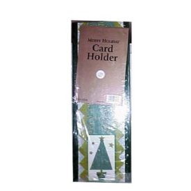 Bulk Lot Bundle 24 Merry Holiday Hanging Wall Card Holder