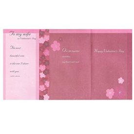 Valentines Day Greeting Card - To My Wife On Valentines Day