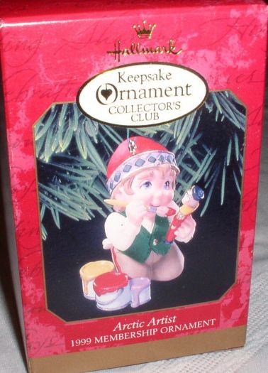 1999 Hallmark Keepsake Ornament Collectors Club Arctic Artist QXC4527