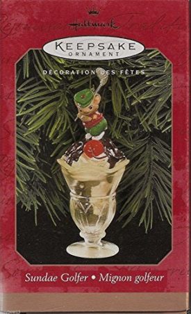 Hallmark Sundae Golfer Keepsake Ornament QX6617