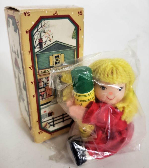 Vintage 1982 Avon Little Rag Doll with Sweet Honesty  Demistick .15 oz.