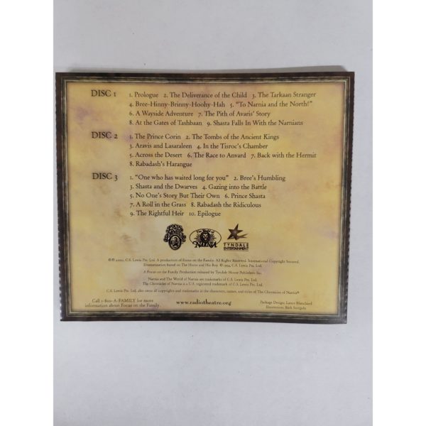The Horse and His Boy from The Chronicles of Narnia by C.S. Lewis (Audio CD) - Image 3