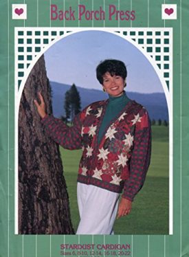 Back Porch Press Stardust Cardigan Womens Quilted Pattern Sizes 6-22