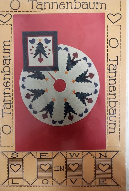 Vintage Quilting Pattern O Tannenbaum Wall Hanging or Tree Skirt #212