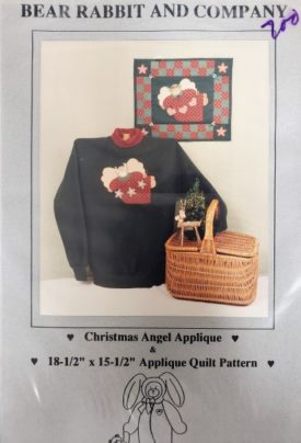 Vintage Bear Rabbit & Co Christmas Angel Applique & Quilt Pattern