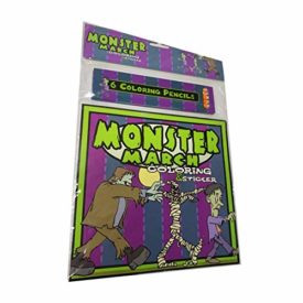Monster March Coloring Book (Paperback)
