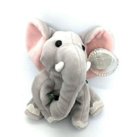 1999 Coca-Cola International KENYA - KLOMP The ELEPHANT Bean Bag Plush 5.5"