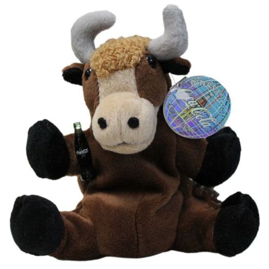 1999 Coca-Cola International NEPAL - WAKS The YAK Bean Bag Plush 5.5"