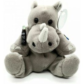 1999 Coca-Cola International TANZANIA - RHINY The RHINO Bean Bag Plush 5.5"