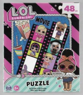 L.O.L. Surprise! Movie 48 Piece Jigsaw Puzzle 9" x 10" Ages 6+