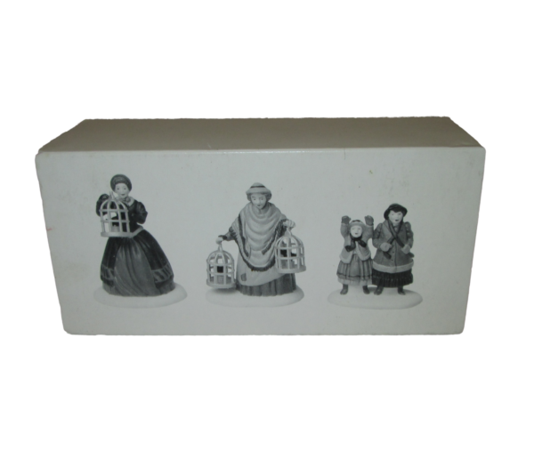 Dept 56 Heritage Village Accessory The Bird Seller Figurine Set 5803-3 - Image 6