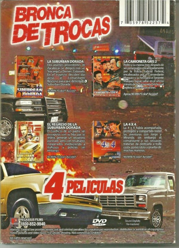 Bronca De Trocas 4 Peliculas  (DVD) - Image 3
