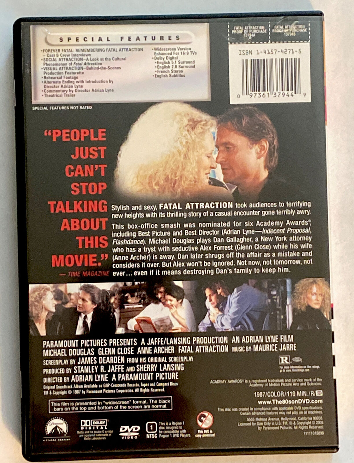 Fatal Attraction - I Love the 80s Widescreen (DVD) - Image 3