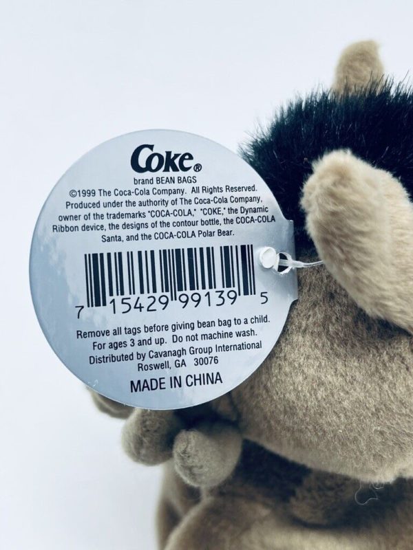 1999 Coca-Cola International ITALY - LORS The WILD BOAR Bean Bag Plush 5.5" - Image 5