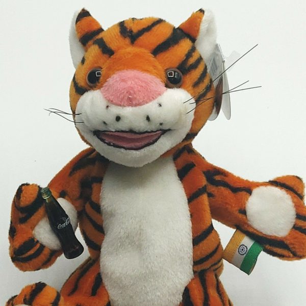 1999 Coca-Cola International INDIA - CURRY The TIGER Bean Bag Plush 5.5" - Image 3