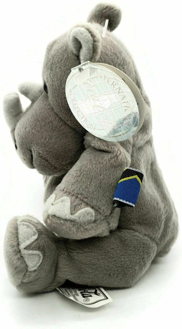 1999 Coca-Cola International TANZANIA - RHINY The RHINO Bean Bag Plush 5.5" - Image 3