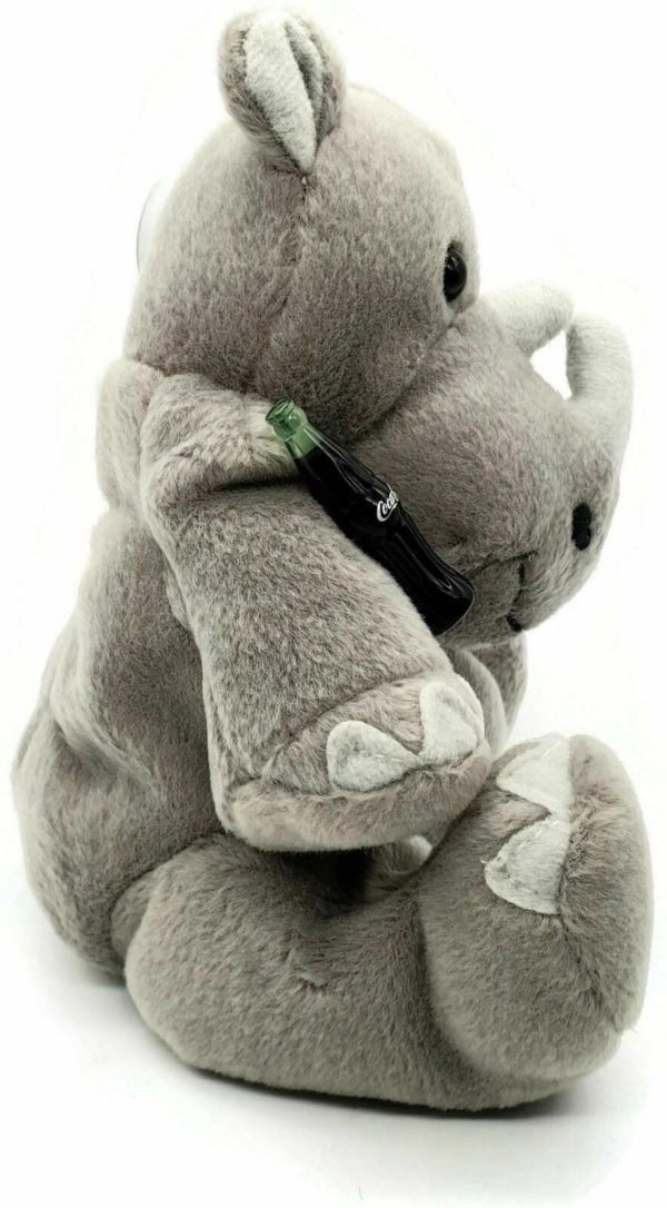1999 Coca-Cola International TANZANIA - RHINY The RHINO Bean Bag Plush 5.5" - Image 5