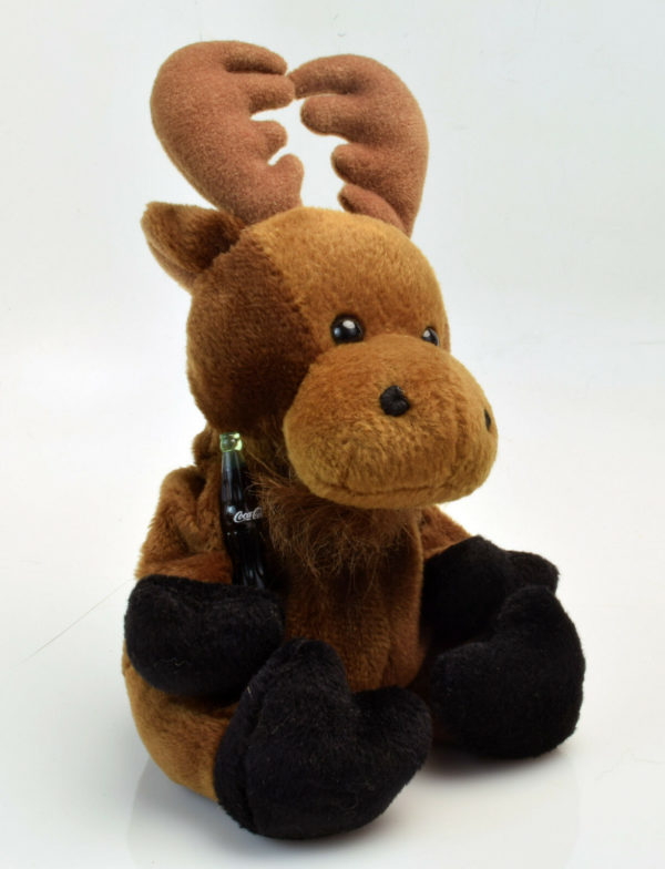 1999 Coca-Cola International CANADA - GOURMAND THE MOOSE Bean Bag Plush 5.5" - Image 3