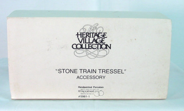 Dept 56 Heritage Village Accessory Stone Train Tressel 5981-1 - Image 6