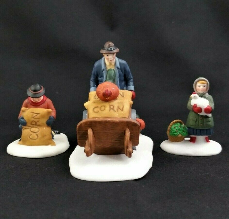 Dept 56 Heritage Village Accessory Harvest Seed Cart 5645-6 - Image 3