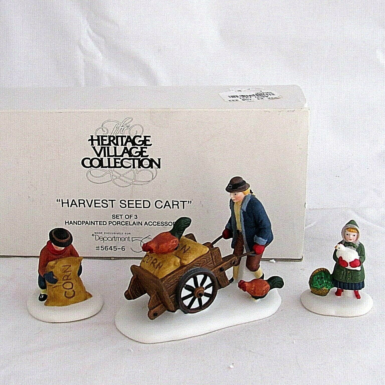 Dept 56 Heritage Village Accessory Harvest Seed Cart 5645-6 - Image 7