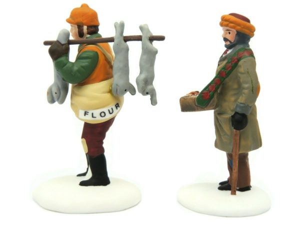 Dept 56 Heritage Village Accessory Village Street Peddlers Figurine Set 5804-1 - Image 3