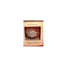 Vintage 1982 Hallmark Grandmother Glass Ball Ornament