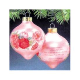 Vintage 1987 Hallmark Grandmother Glass Ball Ornament