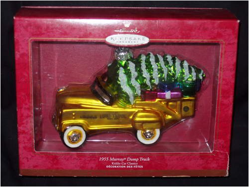Hallmark Keepsake Ornament 1955 MURRAY DUMP TRUCK BLOWN GLASS ORNAMENT FROM CROWN REFLECTIONS COLLECTION - 2000 (QBG4081)