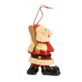 Vintage 1993 House of Lloyd Baseball Santa Ornament
