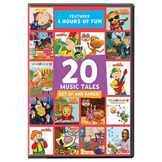 DVD Children's Movies 4 Pack Fun Gift Bundle: PBS KIDS: 20 Music Tales, Rainbow Rangers: I Heart Unicorns, BEAUTY AND THE BEAST, Curious George 30-Story Collection - Image 3