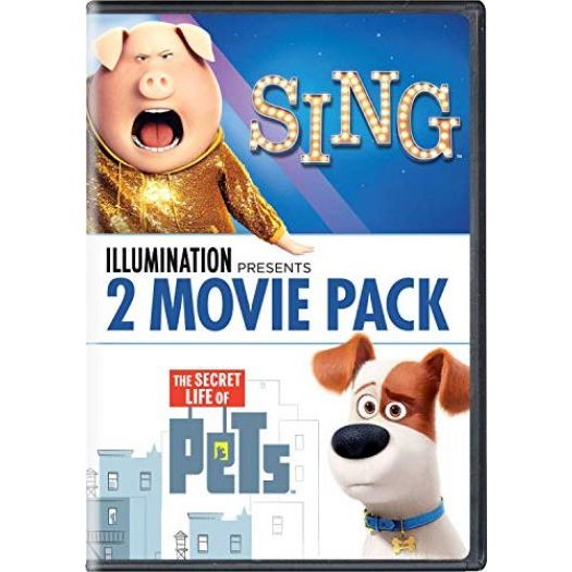 DVD Children's Movies 4 Pack Fun Gift Bundle: Monsters vs. Aliens, Universal Pictures Home Illumination Presents: 2-Movie Pack, The Smurfs 2, Space Jam - Image 4